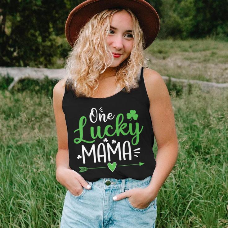 One Lucky Mama Shirt St Patricks Day Mom Women Tank Top Gifts for Her