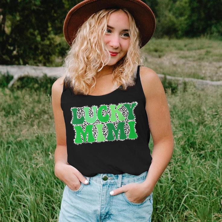 One Lucky Mimi Grandma Retro Vintage St Patricks Day Women Tank Top Basic Casual Daily Weekend Graphic Gifts for Her