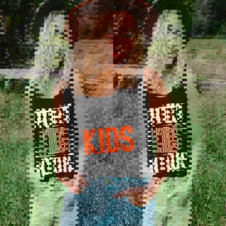 Womens Protect Kids Not Guns Enough End Gun Violence Wear Orange Women Tank Top Gifts for Her