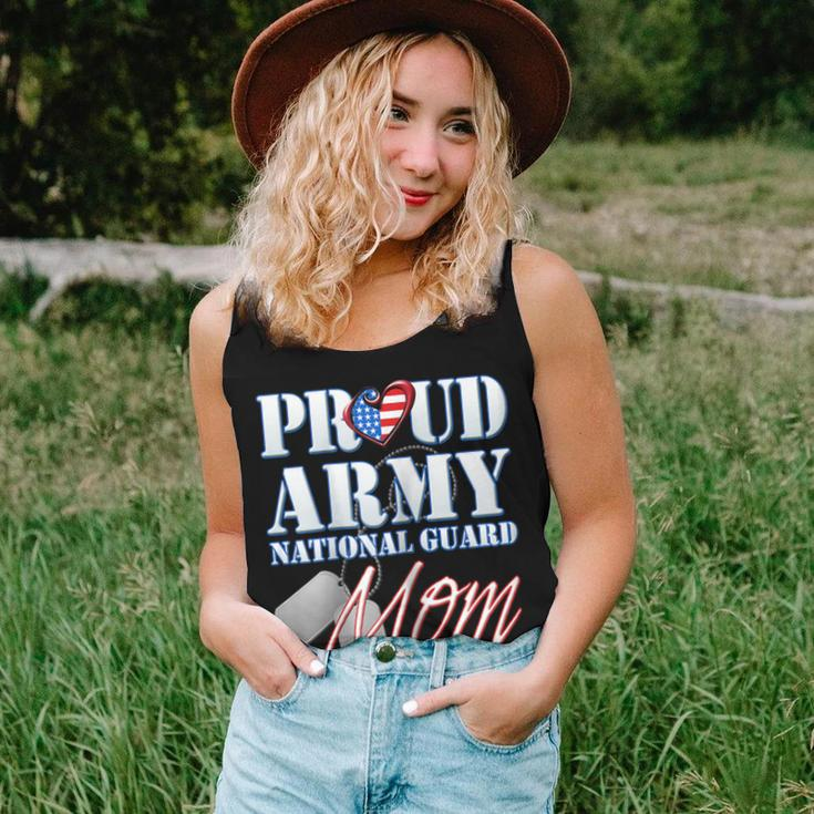 Proud Army National Guard Mom Usa Heart Shirt Women Tank Top Gifts for Her