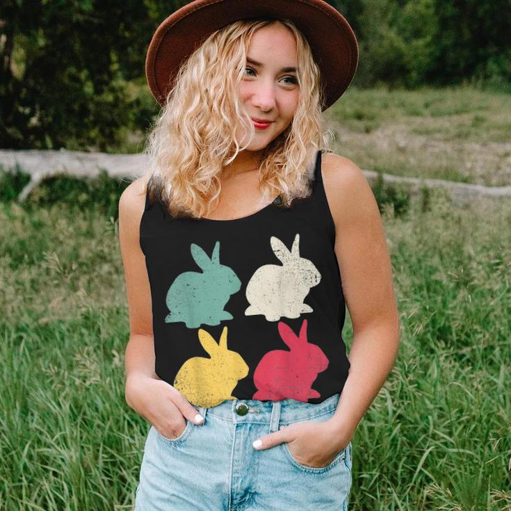 Retro Easter Bunny Rabbit Vintage Men Dad Kids Women Gift Women Tank Top Basic Casual Daily Weekend Graphic Gifts for Her