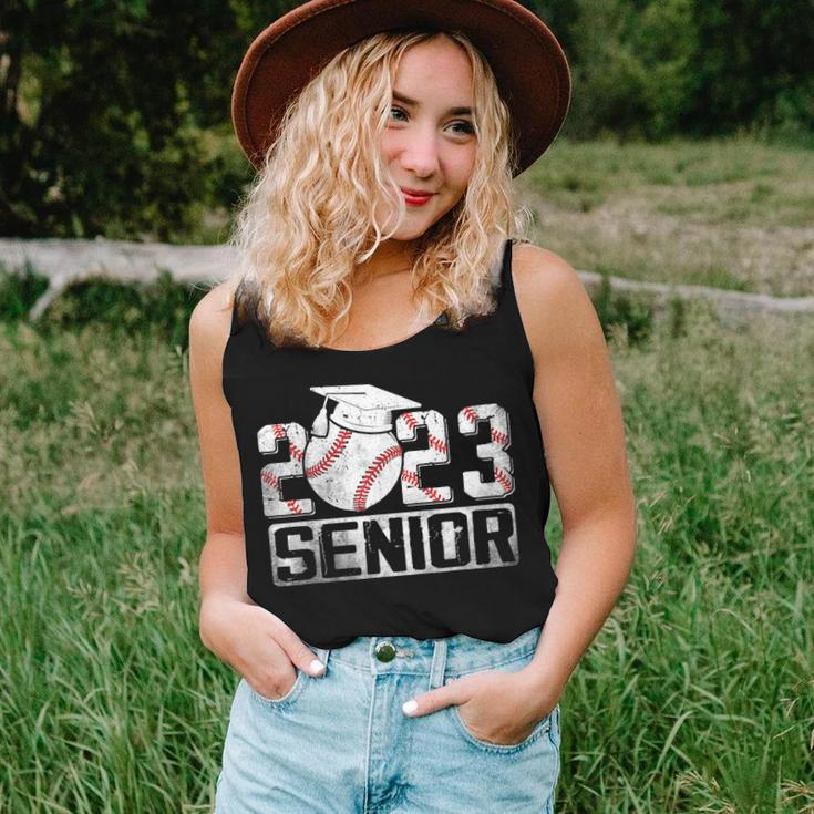 Senior 2023 Baseball Player Class Of 2023 Graduate Boys Mom Women Tank Top Basic Casual Daily Weekend Graphic Gifts for Her