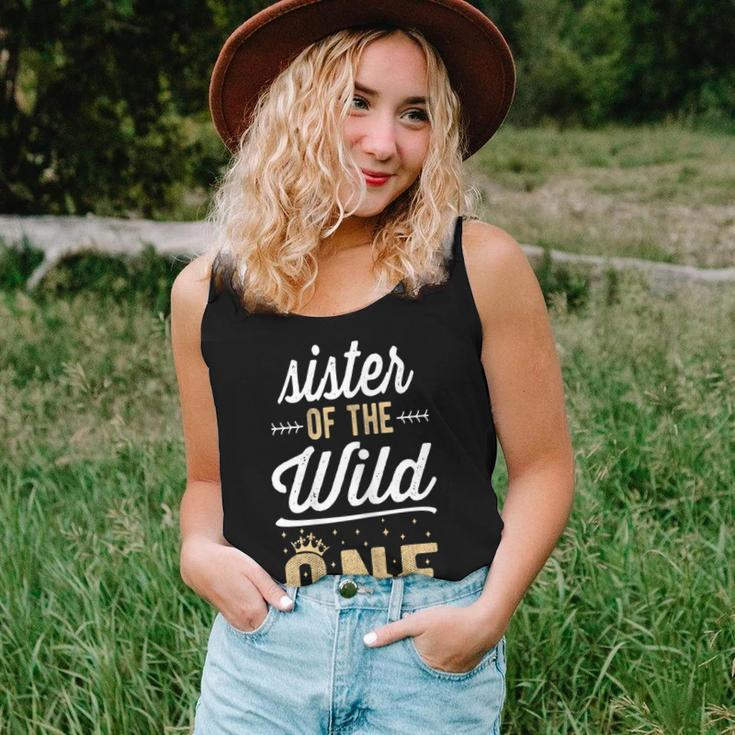 Sister Of The Wild One 1St Birthday Party Women Tank Top Gifts for Her