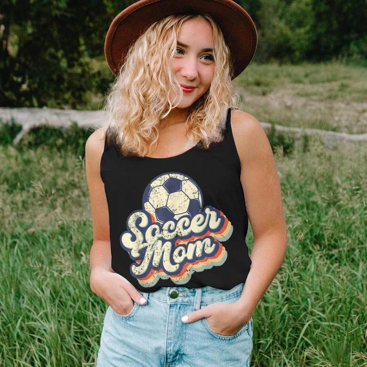 Soccer Mom Soccer Ball Retro Vintage Mom Life Women Tank Top Gifts for Her