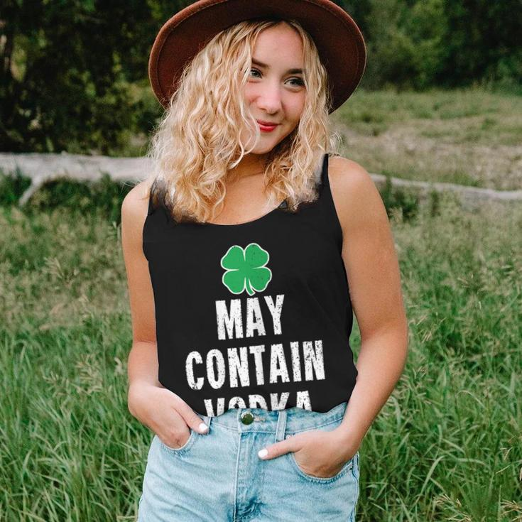 St Patricks Day Shirt Women Men May Contain Vodka Women Tank Top Gifts for Her