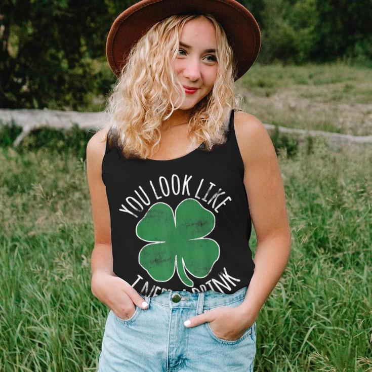 St Patricks Day You Look Like I Need A Drink Beer Shamrock Women Tank Top Basic Casual Daily Weekend Graphic Gifts for Her