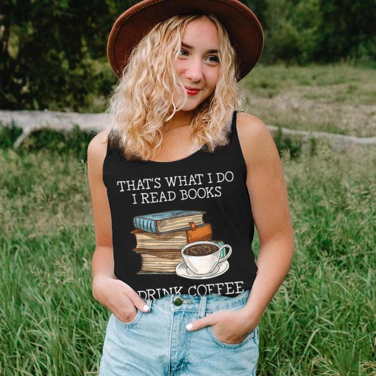 Thats What I Do I Read Books I Drink Coffee I Know Things Women Tank Top Gifts for Her