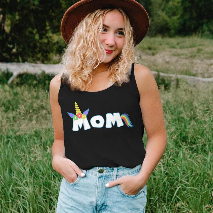 Unicorn Birthday Girl Shirt Mom Mommy Tee Women Tank Top Gifts for Her
