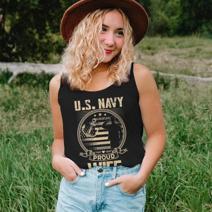 Us Na Vy Proud Wife Veteran Day Memorial Day Military Wife Women Tank Top Basic Casual Daily Weekend Graphic Gifts for Her
