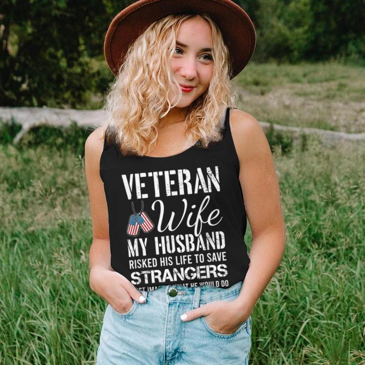 Veteran Wife Army Husband Soldier Military Proud Wife Women Tank Top Gifts for Her