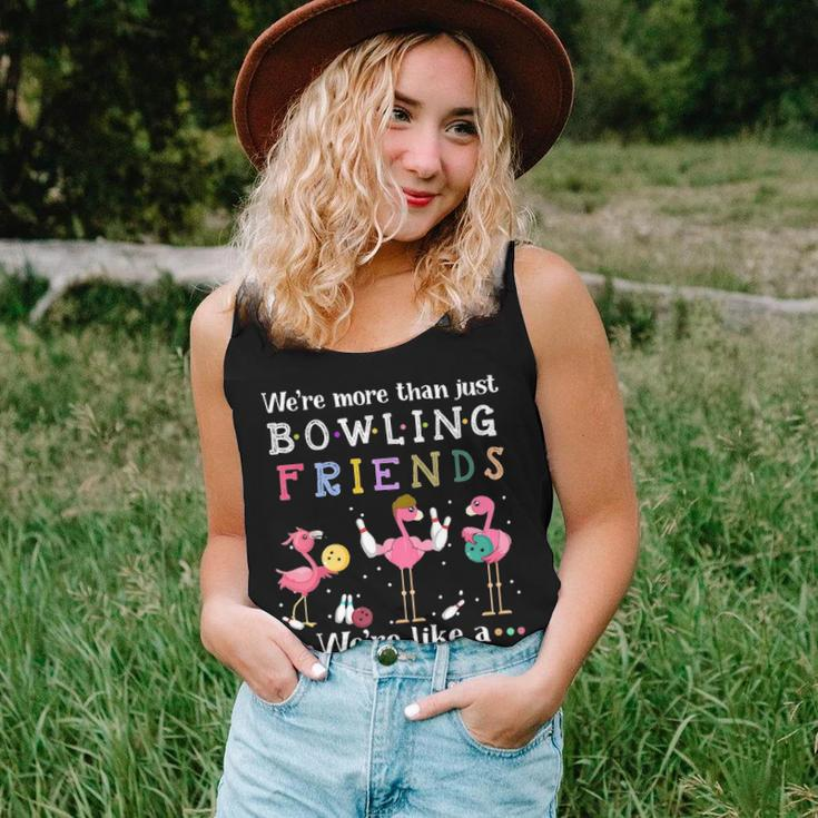 Were More Than Just Bowling Friends Flamingos Women Tank Top Basic Casual Daily Weekend Graphic Gifts for Her