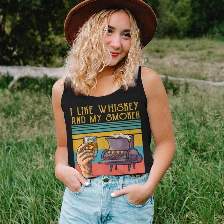I Like My Whiskey And My Smoker And Maybe 3 People Women Tank Top Gifts for Her