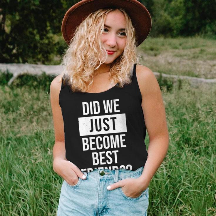 Womens Did We Become Best Friend Yup Dad Baby Matching Fathers Day Women Tank Top Basic Casual Daily Weekend Graphic Gifts for Her