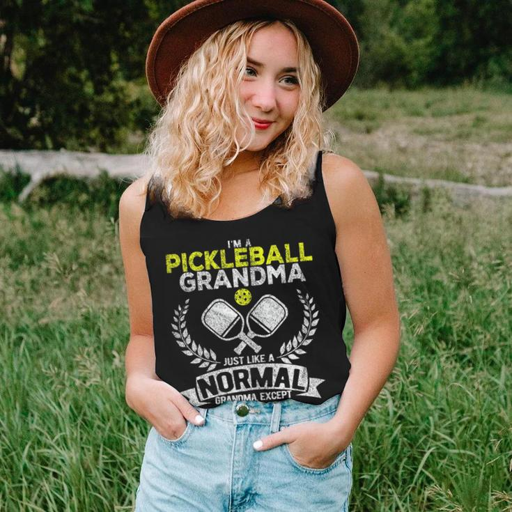 Womens Funny Pickleball Paddle Pickleball Grandma Retro Vintage Women Tank Top Basic Casual Daily Weekend Graphic Gifts for Her