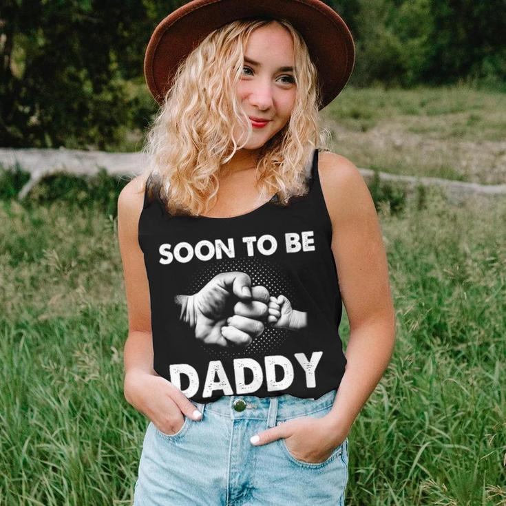 Womens Soon To Be Daddy Est2023 Fathers Day New Dad First Time Dad Women Tank Top Basic Casual Daily Weekend Graphic Gifts for Her