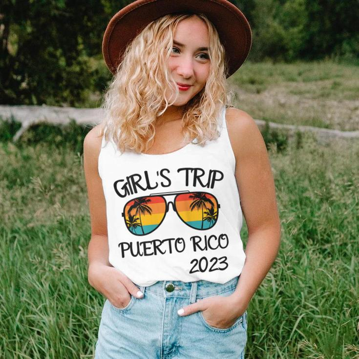 Womens Girls Trip Puerto Rico 2023 Sunglasses Summer Vacation Women Tank Top Gifts for Her