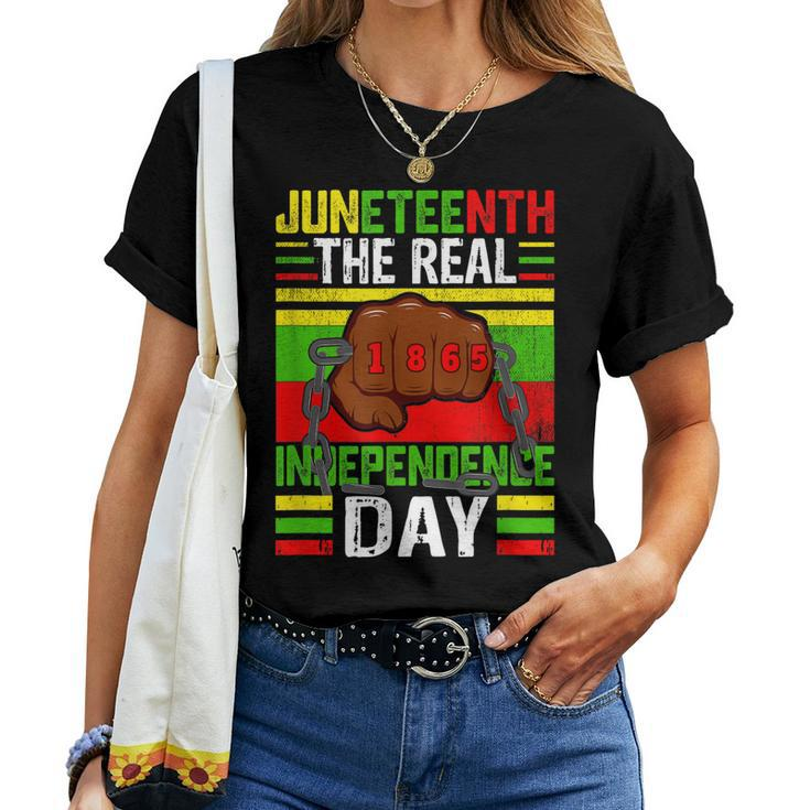 1865 Junenth Is My Independence Day For Black Women Men Women T-shirt
