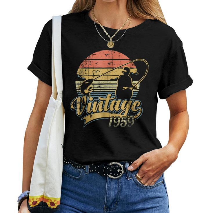 1959 Vintage - 60Th Birthday Lucky Fishing Tee Women T-shirt