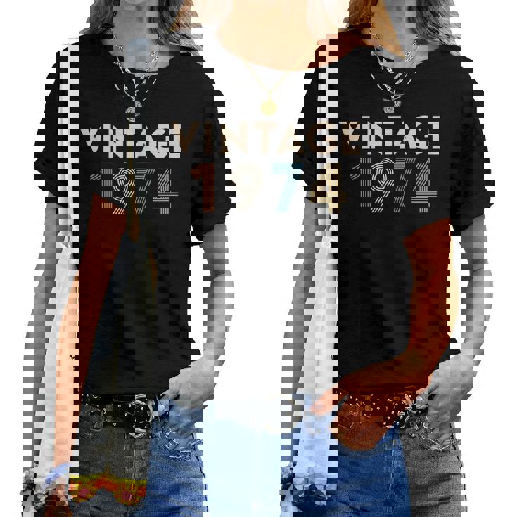 45Th Birthday - Vintage 1974 Classic Women Men Women T-shirt