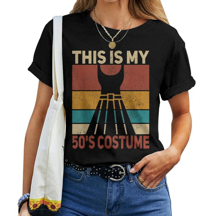 50S Costume 50 Style Women 1950S Girls 50S Vintage 50 Outfit Women T-shirt