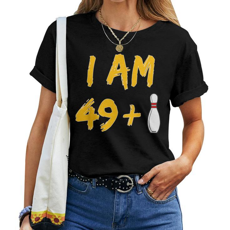 50Th Birthday Bowling Shirt Bowler Party T Shirt Women T-shirt