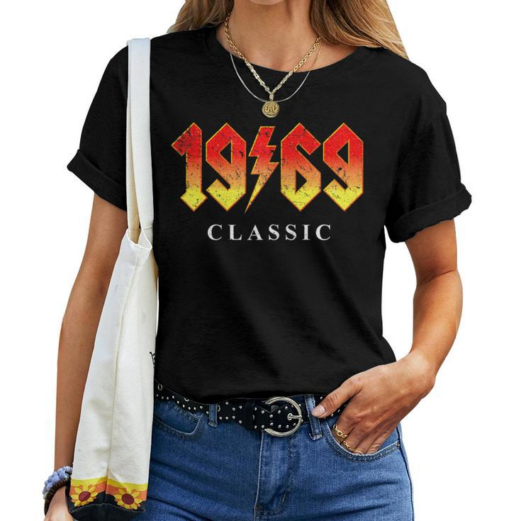 50Th Birthday T Shirt 1969 Classic Rock Legend Women T-shirt