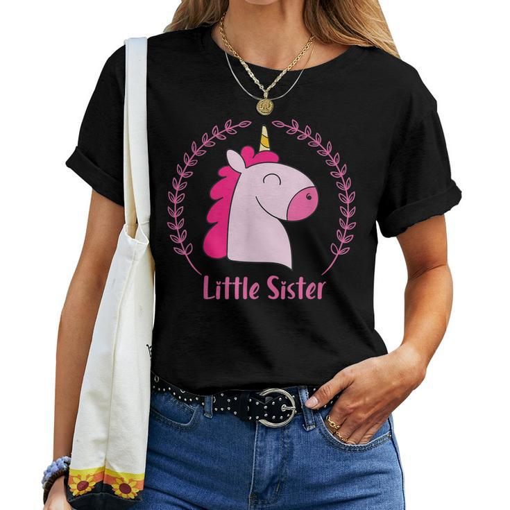 Awesome Little Sister Unicorn Kids Women T-shirt