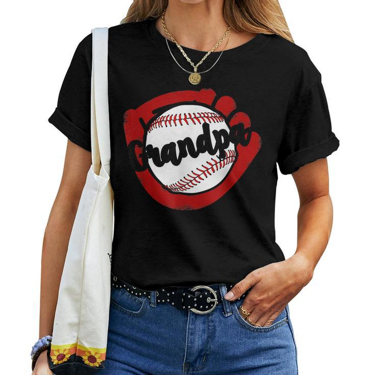 Baseball Grandpa T For Baseball Softball Mom Women T-shirt