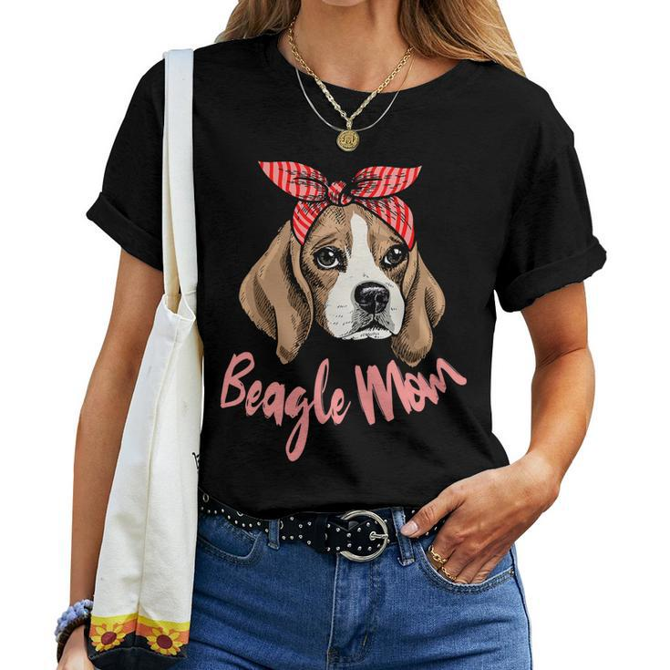 Beagle Dog Mom Beagles Dog Lover 93 Beagles Women T-shirt Casual Daily Crewneck Short Sleeve Graphic Basic Unisex Tee