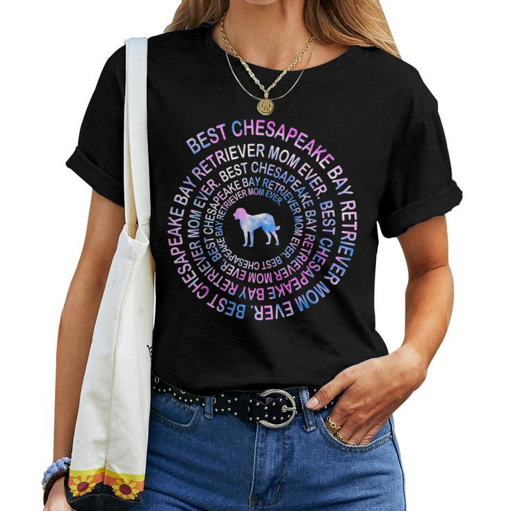 Best Chesapeake Bay Retriever Mom Ever Tie Dye Spiral Women T-shirt