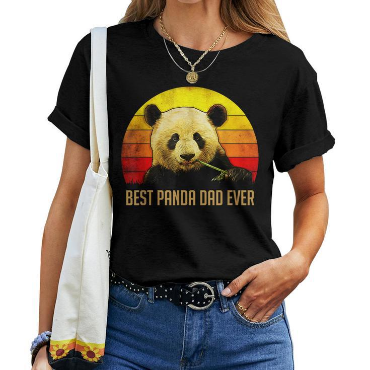 Best Panda Dad Ever Fathers Day Fathers Day Women T-shirt