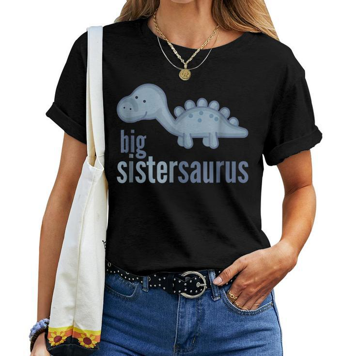 Big Sistersaurus Big Sister Saurus Dinosaur Women T-shirt