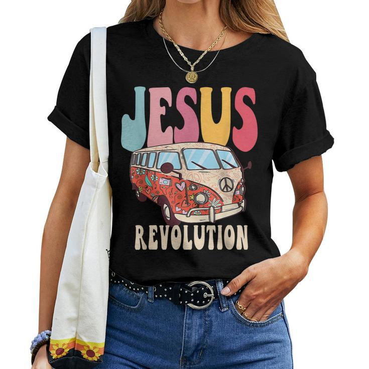 Boho Jesus Revolution Christian Faith Based Jesus Costume Women T-shirt