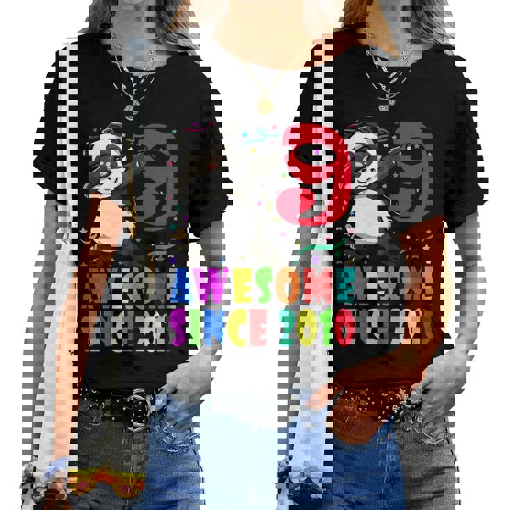 Born In 2010 9th Birthday Shirt Girl Boy Dabbing Panda Bday Born In 2010 9th Birthday Shirt Girl Boy Dabbing Panda Bday