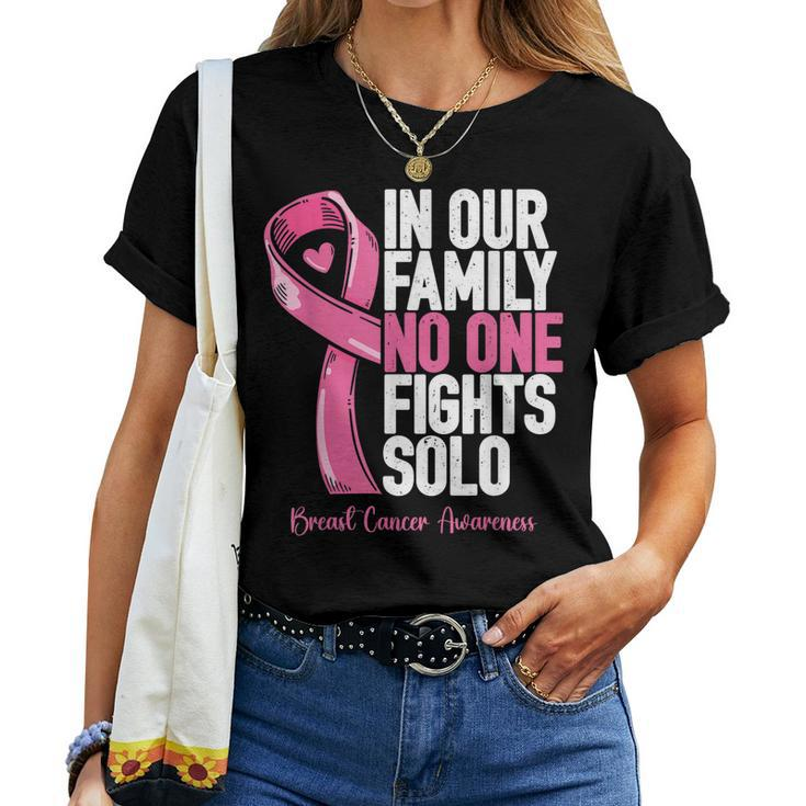 Breast Cancer Support Family Women Breast Cancer Awareness Women T-shirt