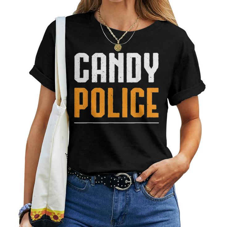 Candy PoliceHalloween Costume Mom & Dad Women T-shirt