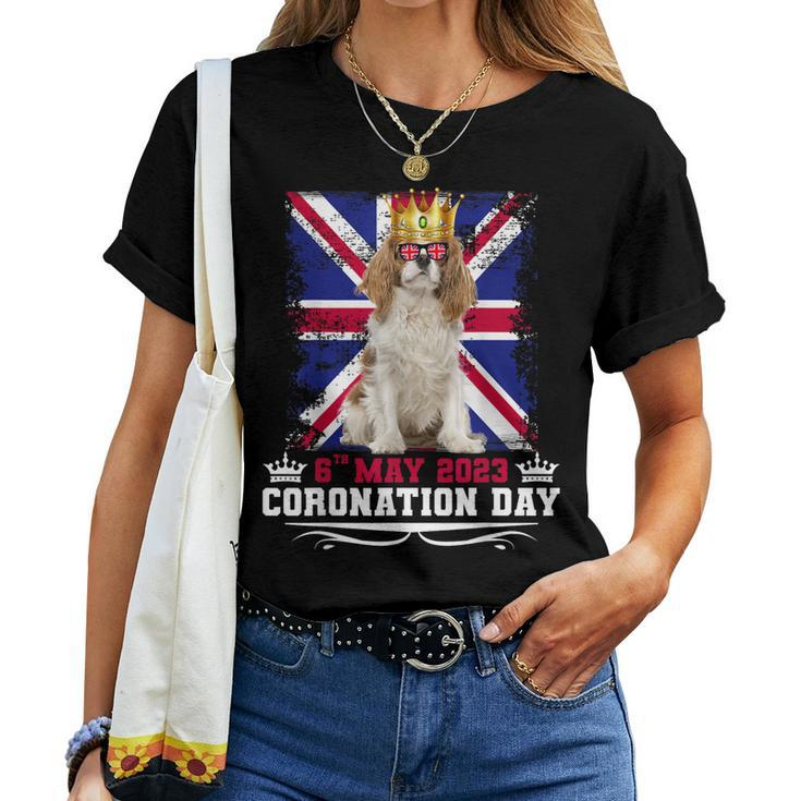 Cavalier King Charles Women Dog Lover Coronation Day Women T-shirt