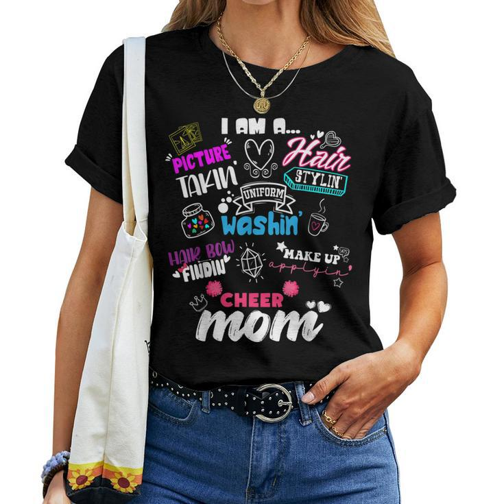 Cheerleading Mom For Cheer Moms Cheer Squad Cheer Mom Women T-shirt