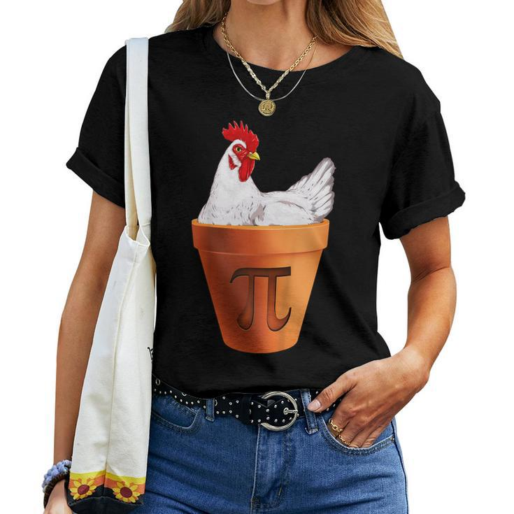 Chicken Pot Pi Day T Shirt Math 2019 Men Women Kids Women T-shirt