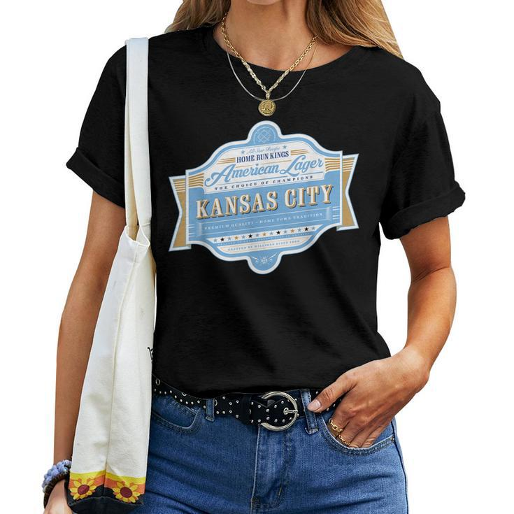 Classic Kansas City Beer Label - Kansas City Pride Women T-shirt