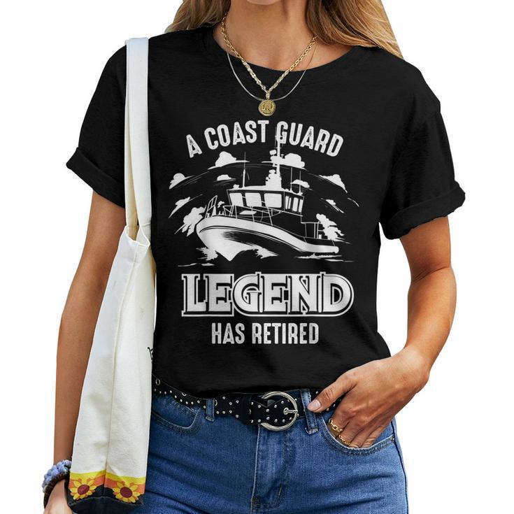 A Coast Guard Legend Has Retired | Cool Volunr Gift Women T-shirt