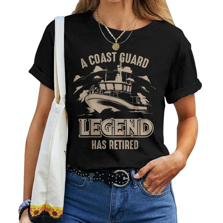 A Coast Guard Legend Has Retired | Cool Volunr Gift Women T-shirt