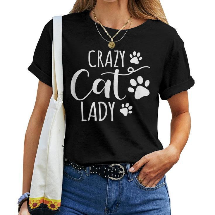 Crazy Cat Lady Cat Meow For Men Women Love Cat Women T-shirt