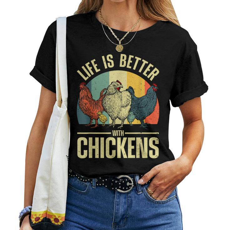 Cute Chicken For Men Women Chicken Farmer Whisperer Lovers Women T-shirt