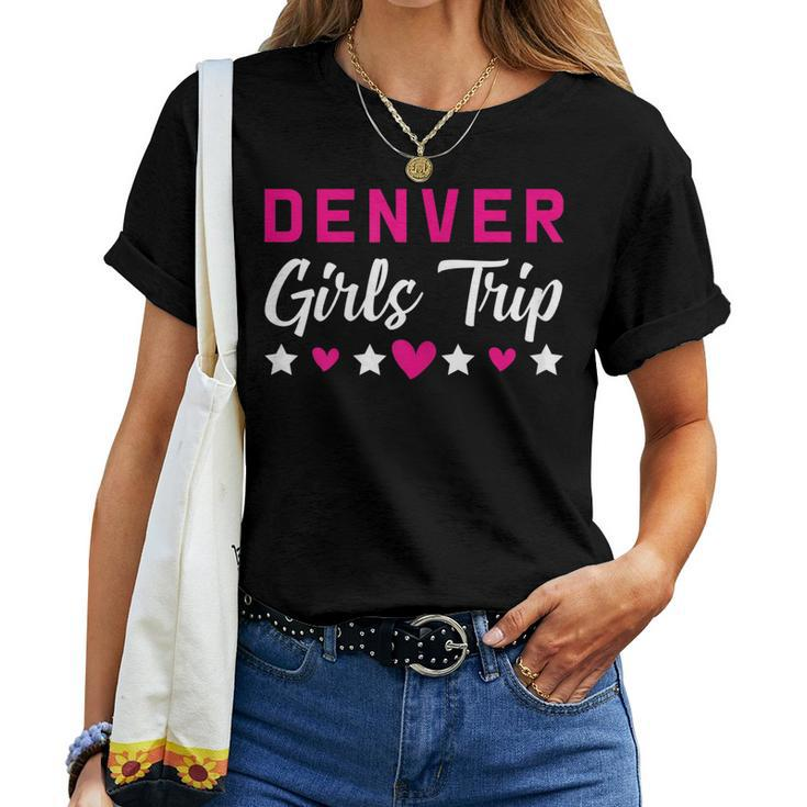 Denver Girls Trip Holiday Party Farewell Squad Women T-shirt
