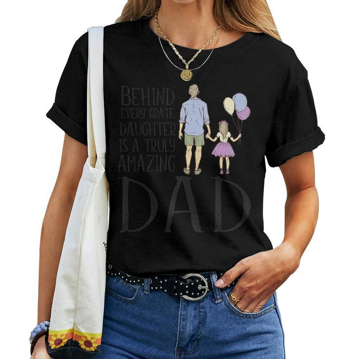 Fathers Day From Daughters Daddy Quotes Women T-shirt