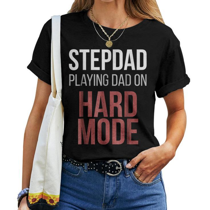 Fathers Day For Stepdad T From Wife Kids Women T-shirt