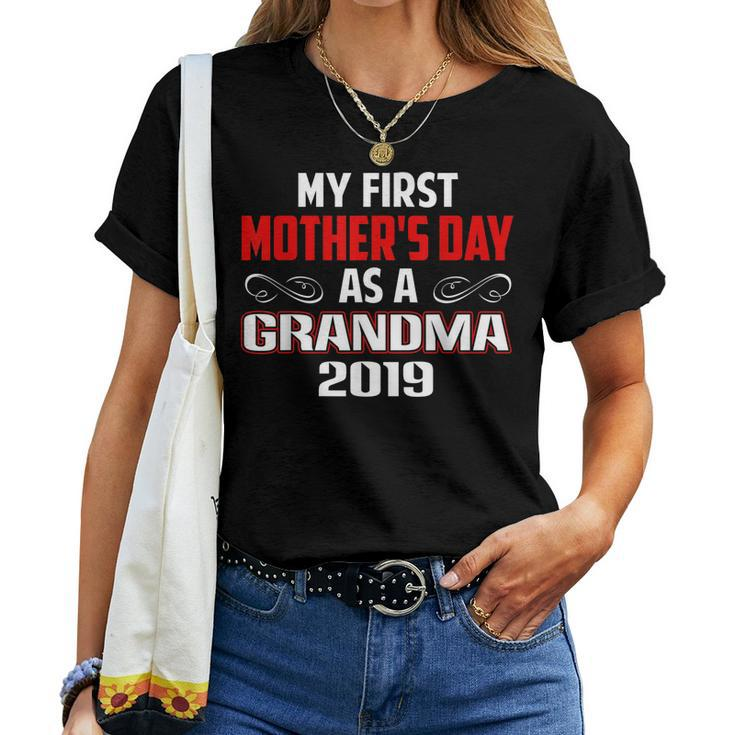 My First As A Grandma New Grandma Women T-shirt
