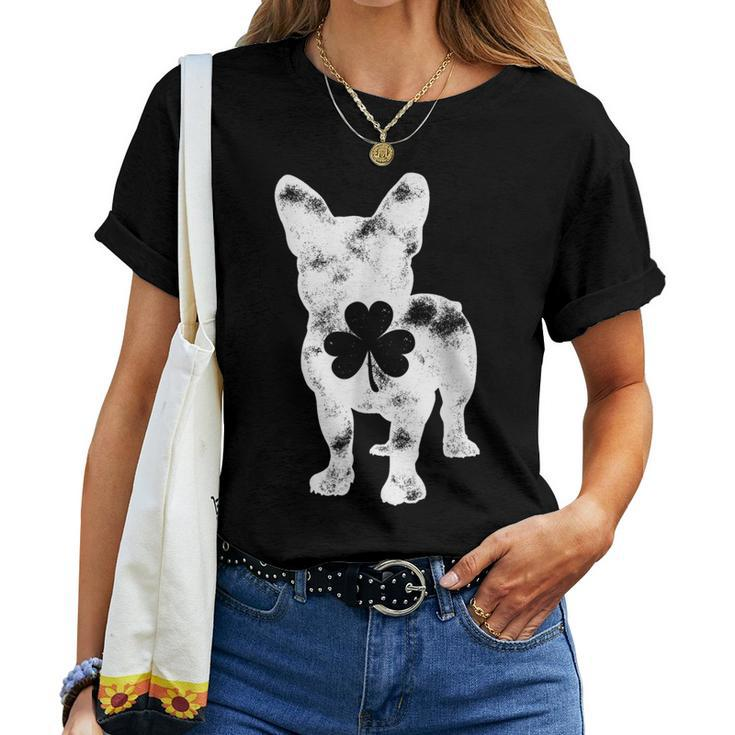 French Bulldog St Patricks Day Men Women Shamrock Dog Lover Women T-shirt