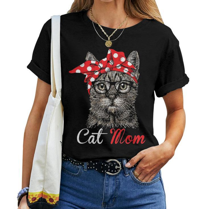 Funny Cat Mom For Cat Lovers Mothers Day Gift V2 Women T-shirt